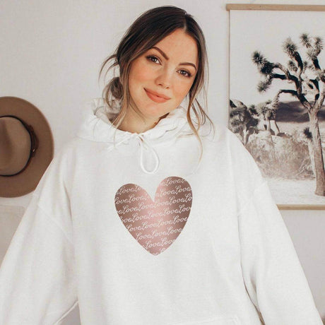 Copper Heart Sweatshirt - Winks Design Studio,LLC