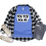 New Year New Me Motivational T-shirt - Winks Design Studio,LLC