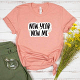 New Year New Me Motivational T-shirt - Winks Design Studio,LLC