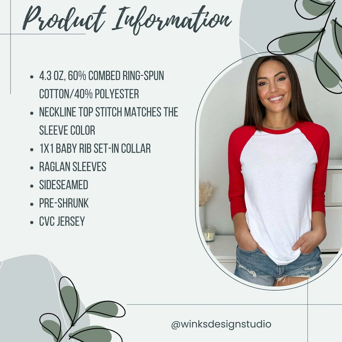 Black and white Avian Exotic raglan baseball T-shirt by Winks Design Studio, LLC featuring bird illustrations and casual style.