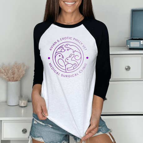 Avian Exotic Raglan Baseball T-Shirt - Winks Design Studio,LLC