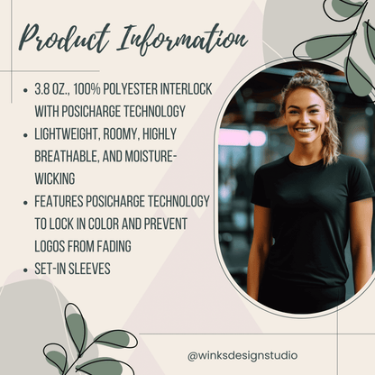 Main Street Fitness Dri-Fit T-shirt - Winks Design Studio,LLC