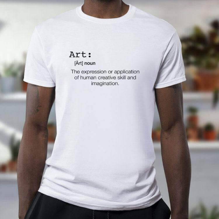 Art Word Definition T shirt, Artist Gift - Winks Design Studio,LLC