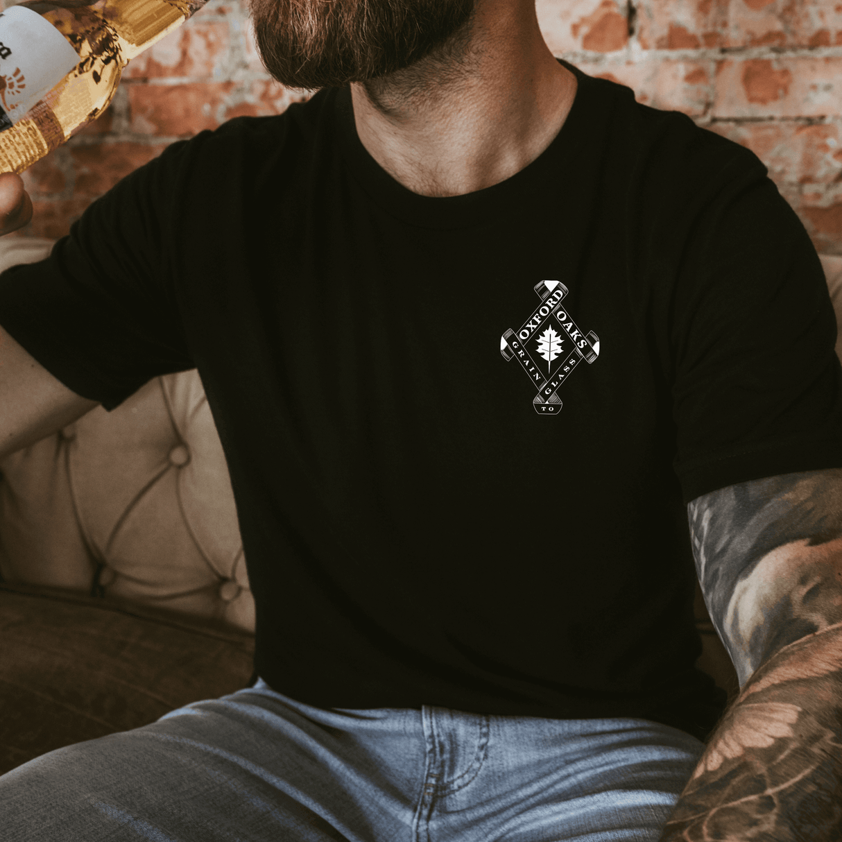 Oxford Oaks Distillery T-shirt - Winks Design Studio,LLC