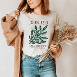 John 15:5 'I Am the Vine' T-Shirt - Winks Design Studio,LLC