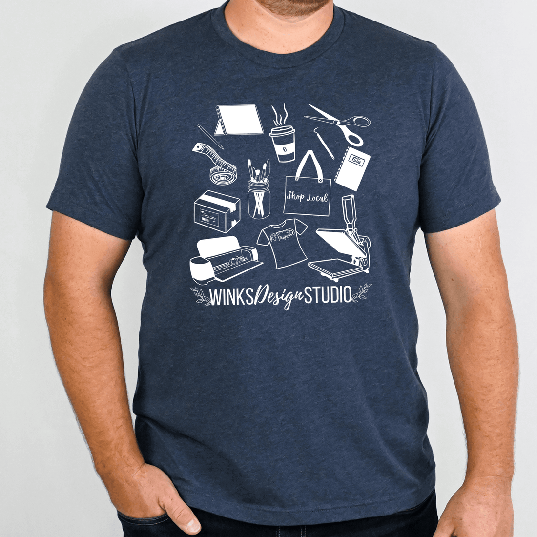 WDS Pattern Short Sleeve T-Shirt - Winks Design Studio,LLC