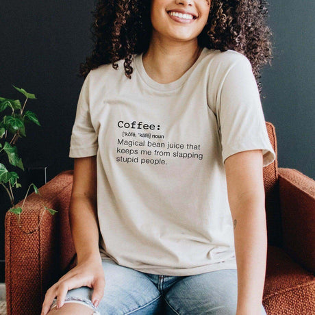 Funny Coffee Definition T-Shirt - Winks Design Studio,LLC