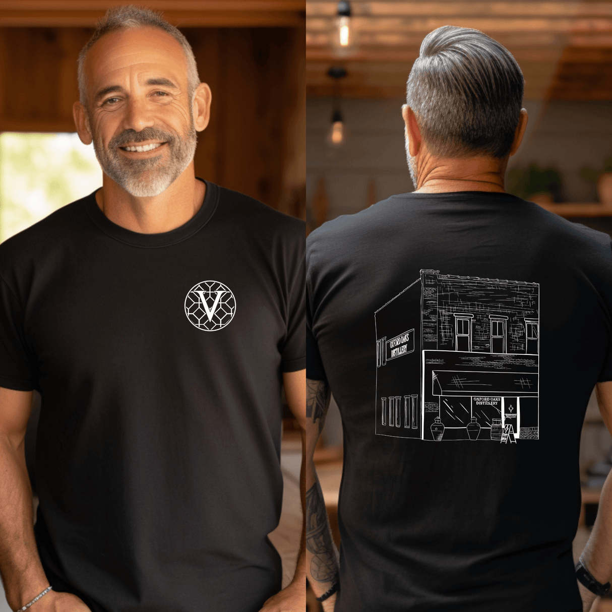 Illustrated Verdigris Restaurant T-Shirt - Winks Design Studio,LLC