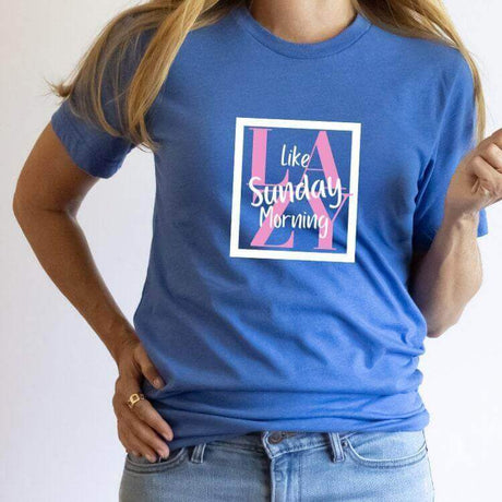 Lazy like Sunday Morning T-shirt - Winks Design Studio,LLC