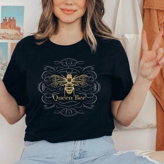 Queen Bee T-Shirt - Winks Design Studio,LLC