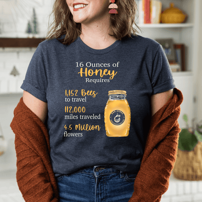 R &amp; R Short Sleeve T-shirt - Honey Statistics - Winks Design Studio,LLC