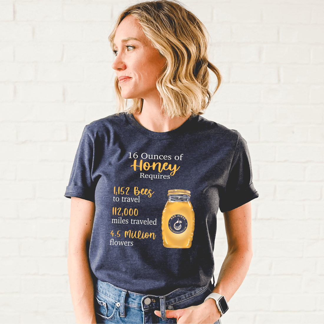 R &amp; R Short Sleeve T-shirt - Honey Statistics - Winks Design Studio,LLC
