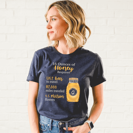 R & R Short Sleeve T-shirt - Honey Statistics - Winks Design Studio,LLC