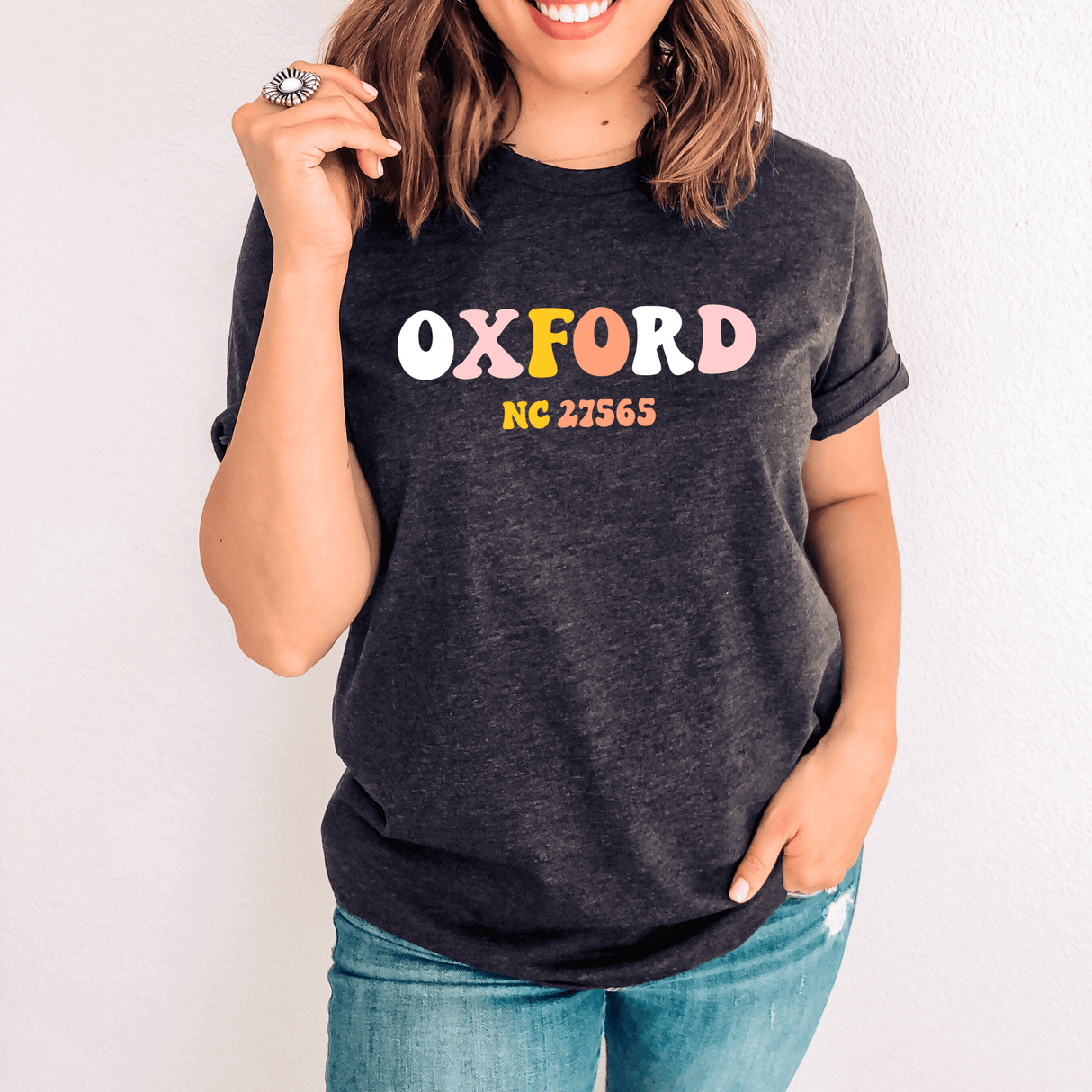 Retro Oxford T-shirt - Winks Design Studio,LLC