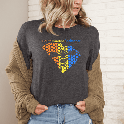 SCBA South Carolina Beekeeper T-shirt - Winks Design Studio,LLC