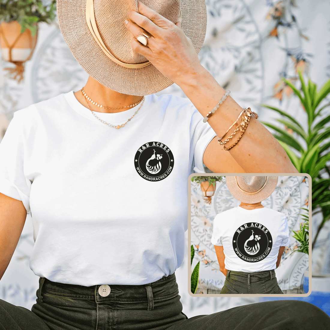 R &amp; R Short Sleeve T-shirt - Pocket/Full Back Design - Winks Design Studio,LLC