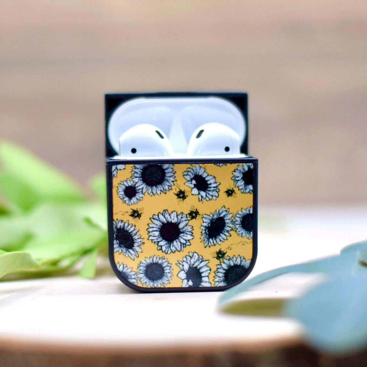 Sunflower AirPod Case - Winks Design Studio,LLC