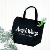 Angel Wings Bookstore Tote with Pockets - Winks Design Studio,LLC