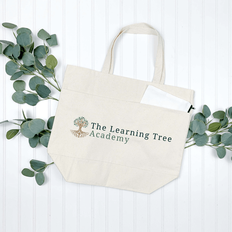 The Learning Tree Academy Tote Bag - Winks Design Studio,LLC