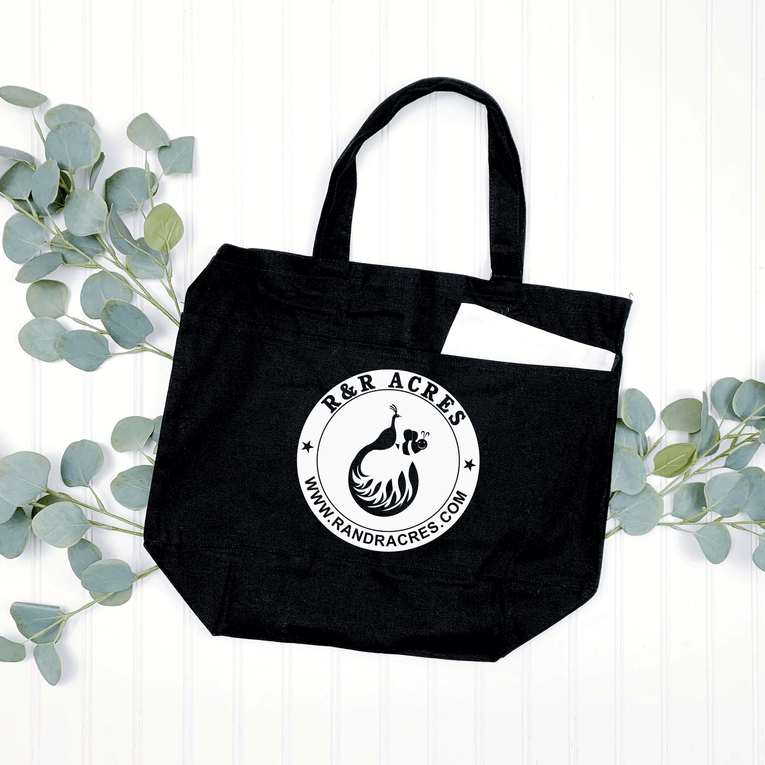 R &amp; R Canvas Tote Bag- Multiple Designs - Winks Design Studio,LLC