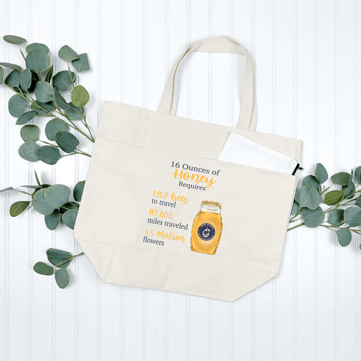 R & R Canvas Tote Bag- Multiple Designs - Winks Design Studio,LLC