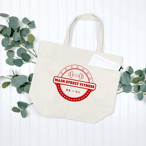 Main Street Fitness Tote with Pockets - Winks Design Studio,LLC