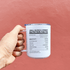 Small Business Owner Nutritional Facts - 13oz Mug - Winks Design Studio,LLC