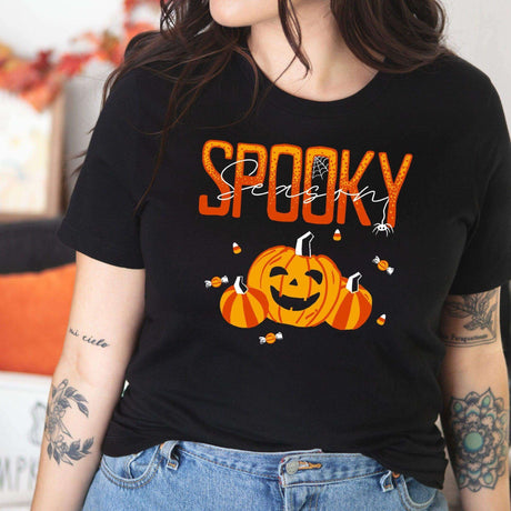 Spooky Season Short Sleeve T-Shirt - Winks Design Studio,LLC