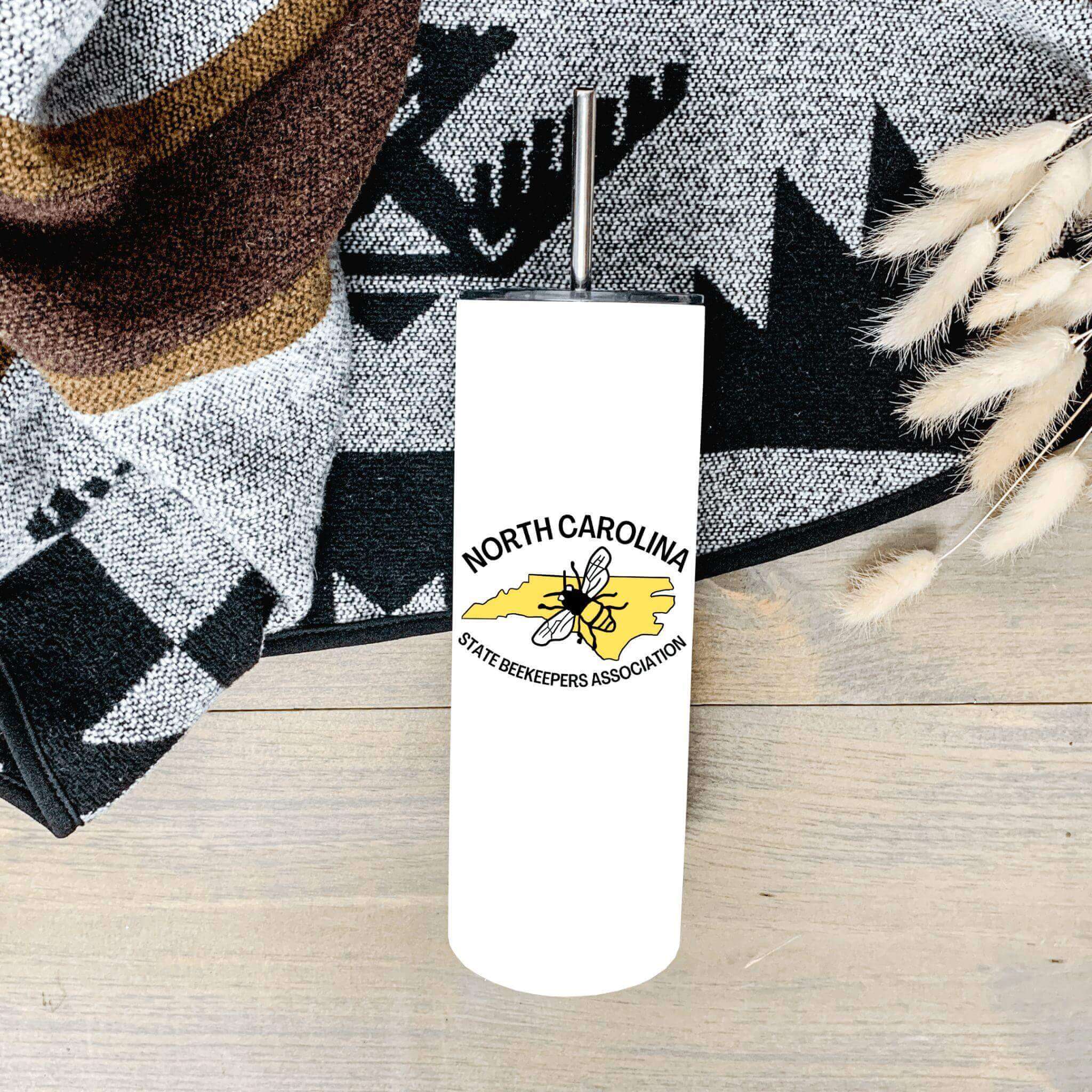 NCSBA Tumbler With Straw - Winks Design Studio,LLC