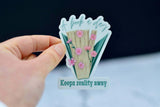 A Book a Day Keeps Reality Away Sticker - Winks Design Studio,LLC