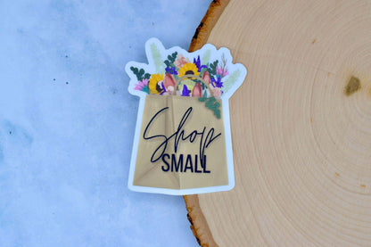 Shop Small Sticker - Winks Design Studio,LLC
