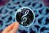 Treble Clef Music Stickers - Winks Design Studio,LLC
