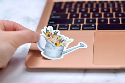 Vintage Watering Can Stickers - Winks Design Studio,LLC