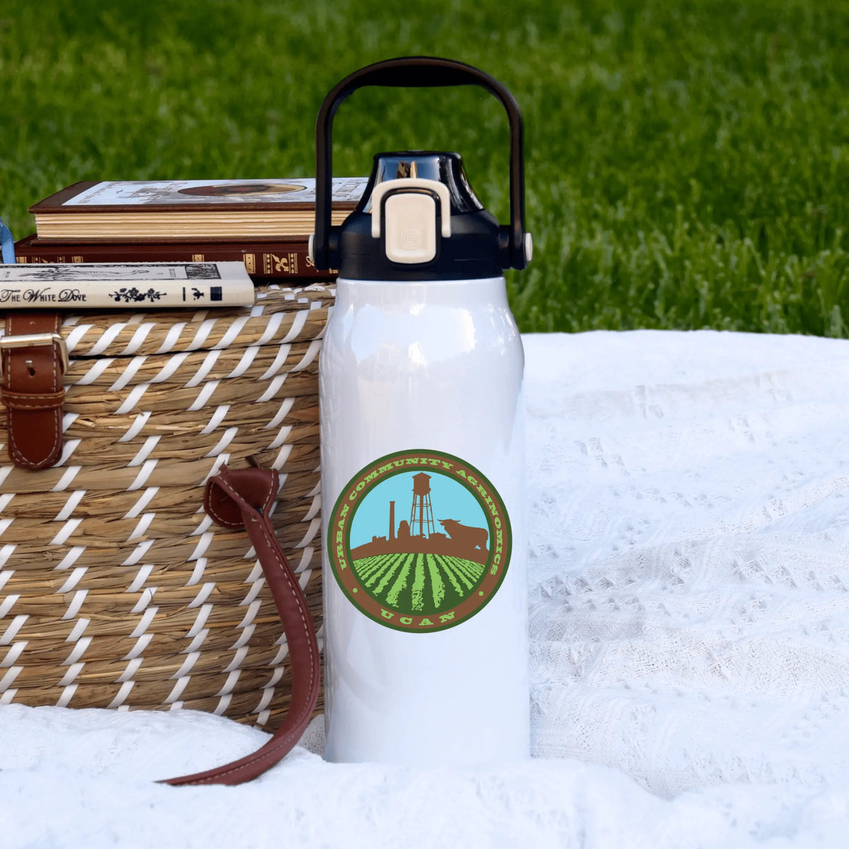 Winks Design Studio LLC UCAN 57oz water bottle with a sleek design and wide mouth for easy filling and cleaning