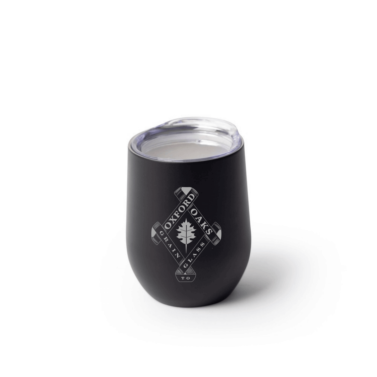 Oxford Oaks Distillery Stemless Wine Cup - Winks Design Studio,LLC