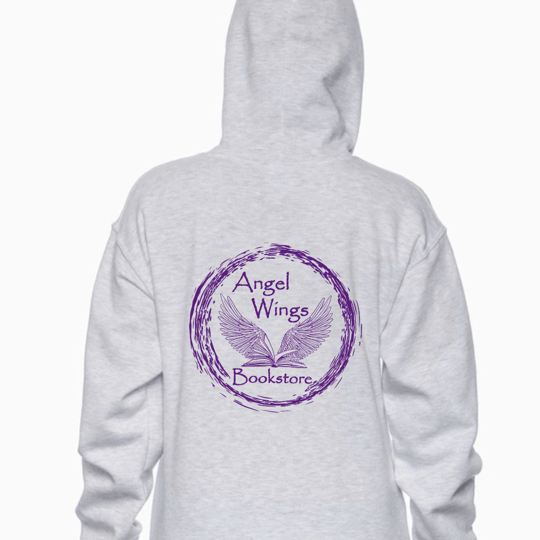 Angel Wings Bookstore Full Zip Hoodie - Winks Design Studio,LLC