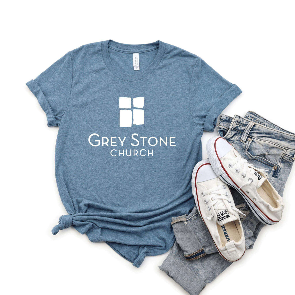 Grey Stone Short Sleeve T-shirt - Winks Design Studio,LLC