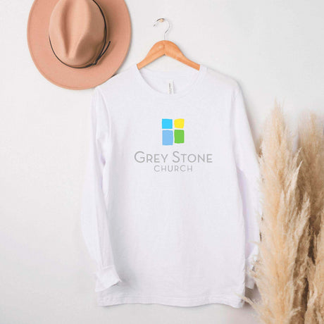 Grey Stone Long Sleeve T-shirt - Winks Design Studio,LLC